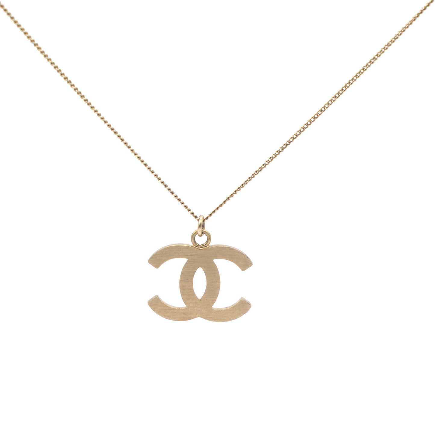 Chanel Crystal CC Pendant Necklace