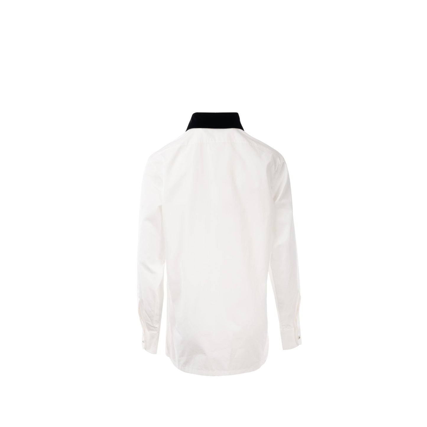 Chanel 22B Size 38 Blo  Shirt Cotton/ Silk White / Black
