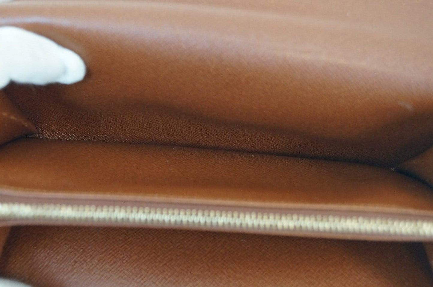 LOUIS VUITTON Monogram Canvas Long Flap Sarah Wallet
