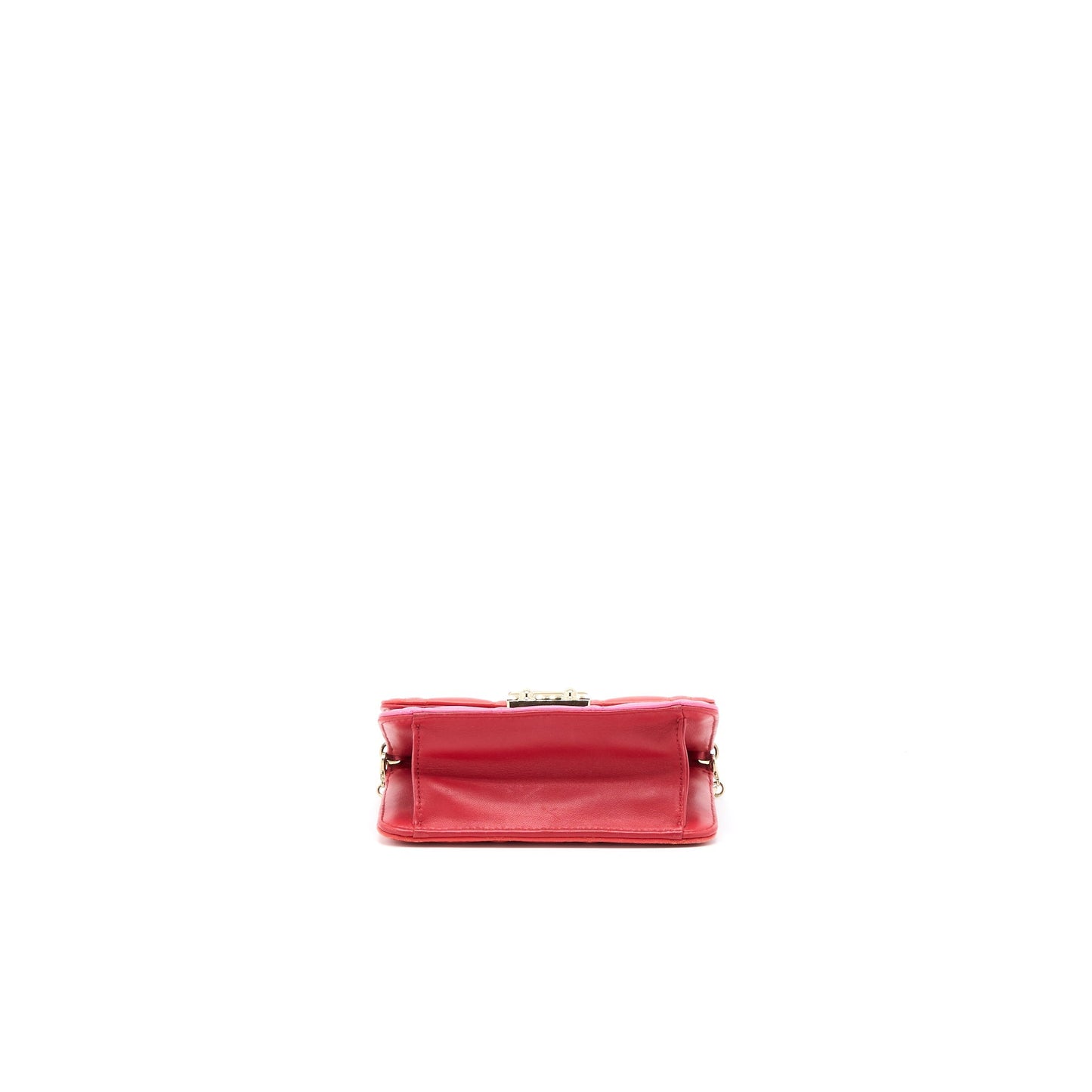 Dior Miss Dior Wallet on Chain Lambskin Red/Pink