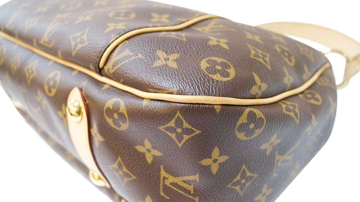 LOUIS VUITTON Monogram Canvas Galliera PM Brown Shoulder Bag