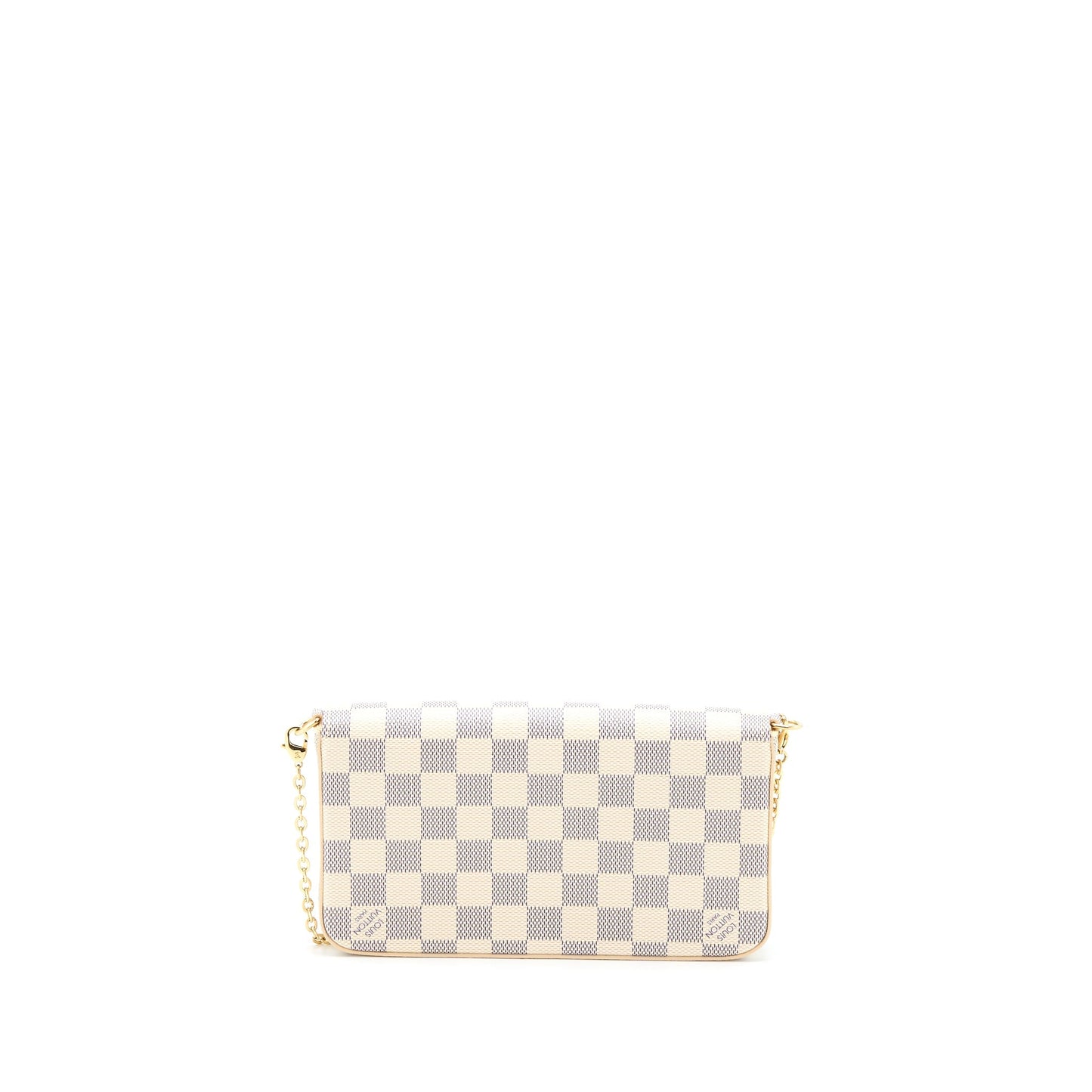 Louis Vuitton Felicie Pochette Damier Azur Canvas GHW