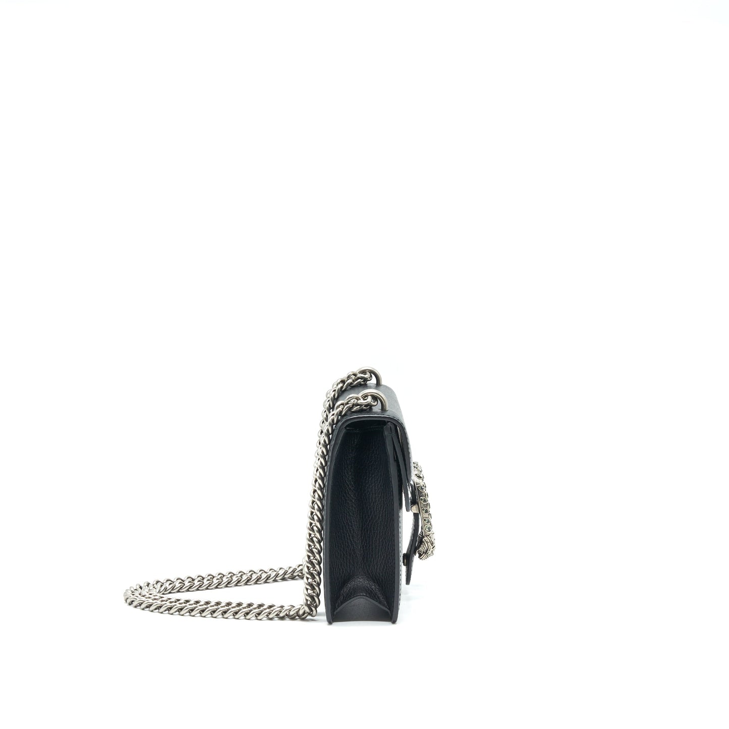 Gucci Black Leather Dionysus Mini Bag with SHW