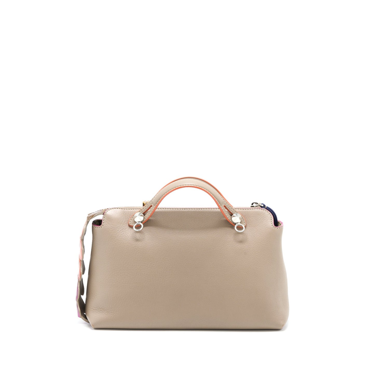 Fendi By The Way Purse Mutilcolour Tail Calfskin Beige