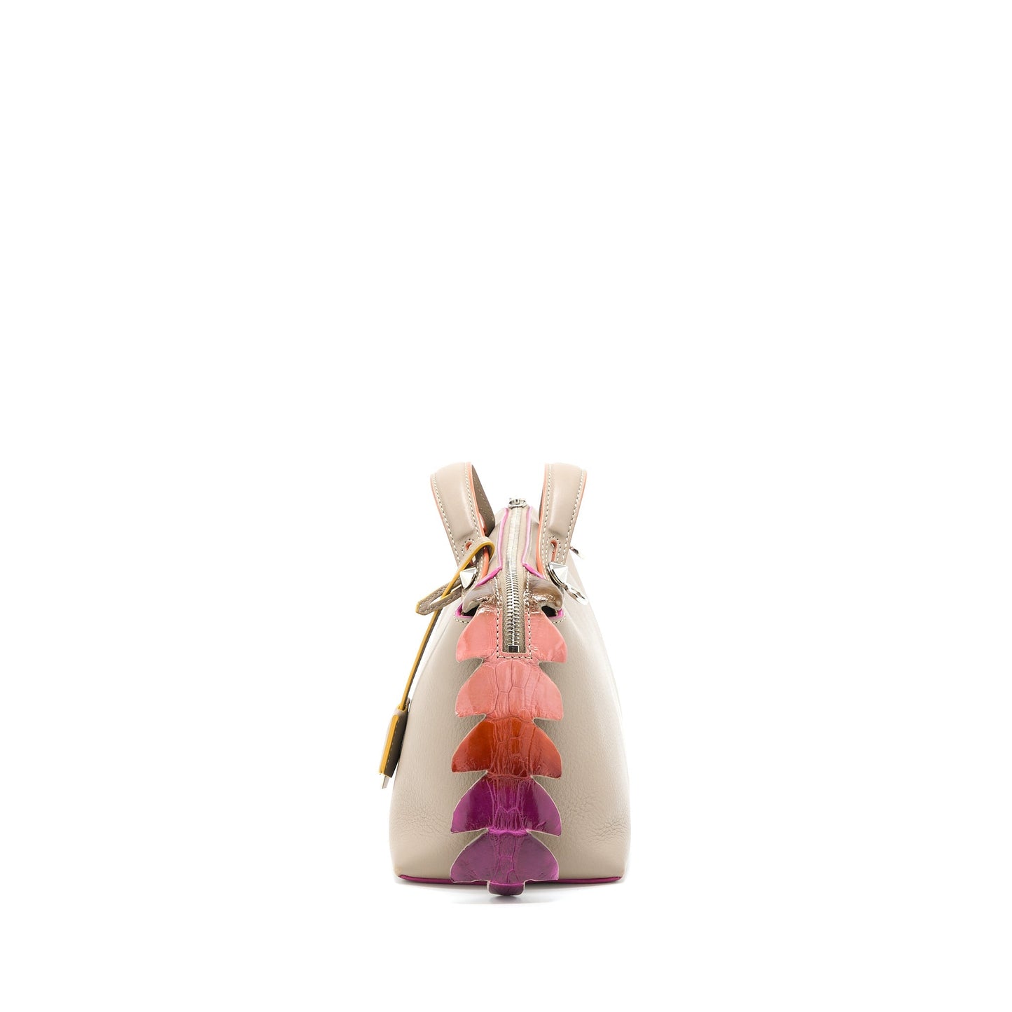 Fendi By The Way Purse Mutilcolour Tail Calfskin Beige