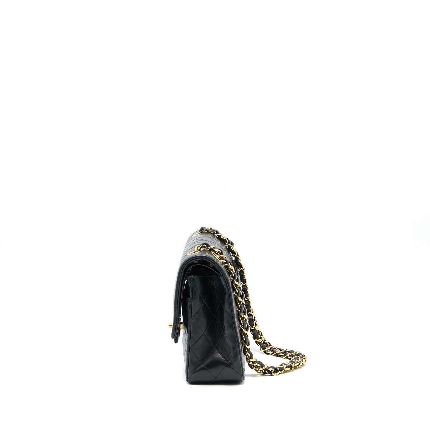 Chanel   Flap Bag Lambskin Black GHW
