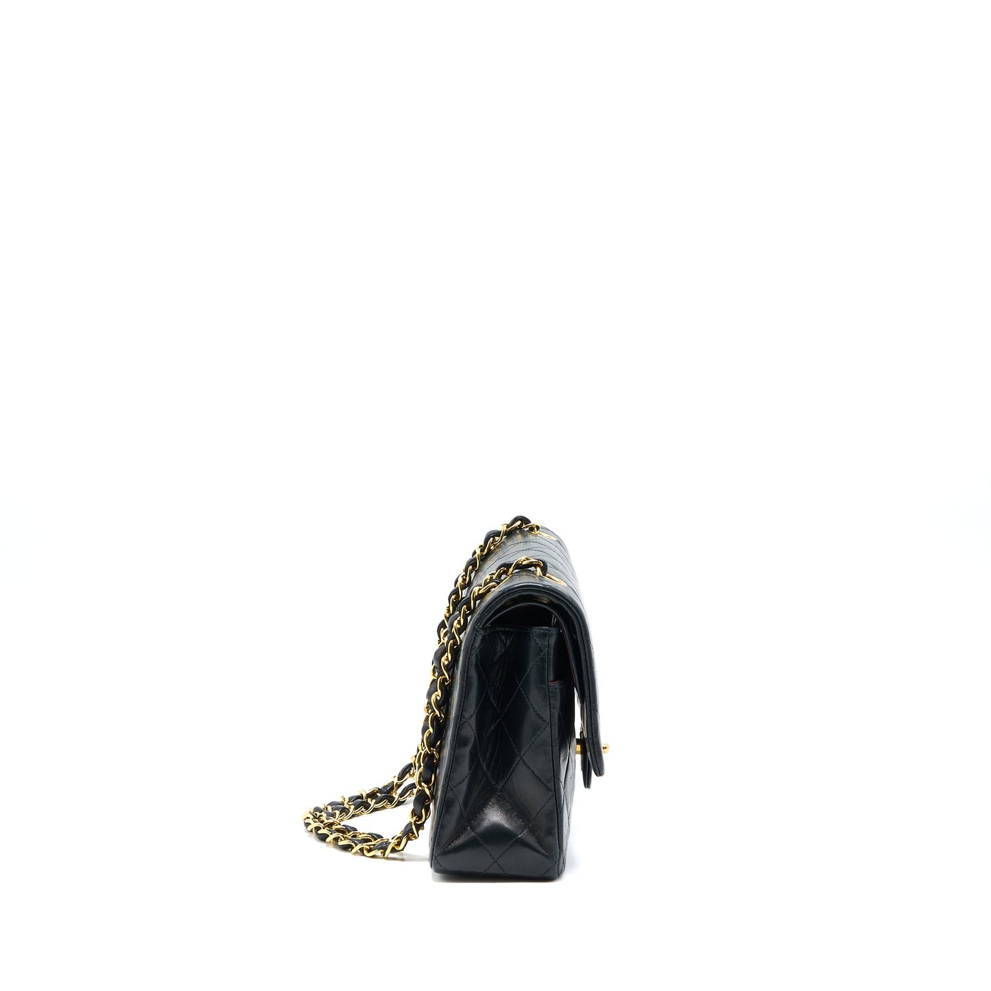 Chanel   Flap Bag Lambskin Black GHW