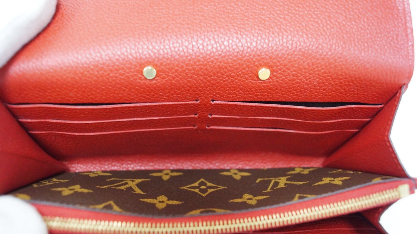 LOUIS VUITTON Cherry Monogram Canvas Pallas Wallet