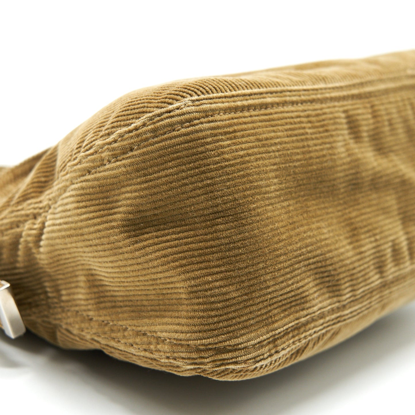 Fendi   Nylon Baguette Purse Light Brown
