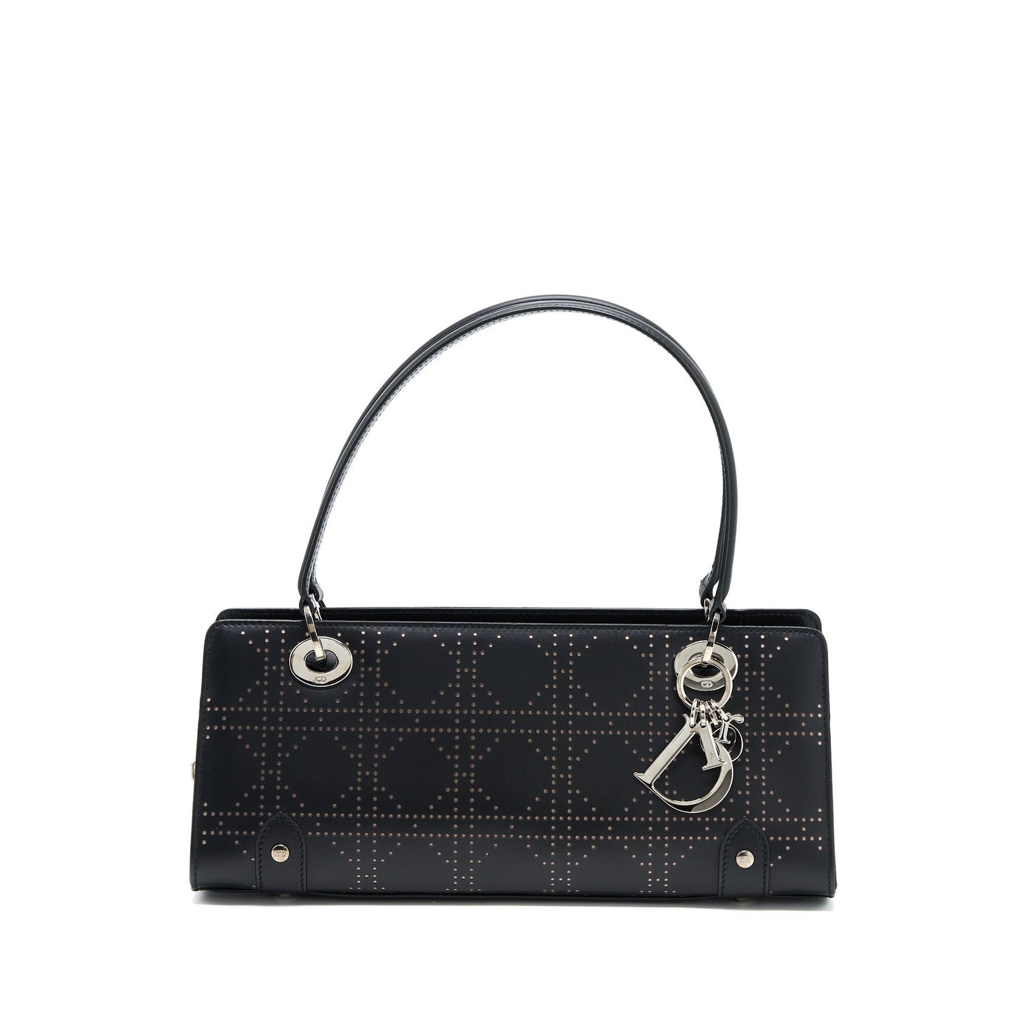 Dior   Lady Dior Long Cuir Purse Calfskin Black