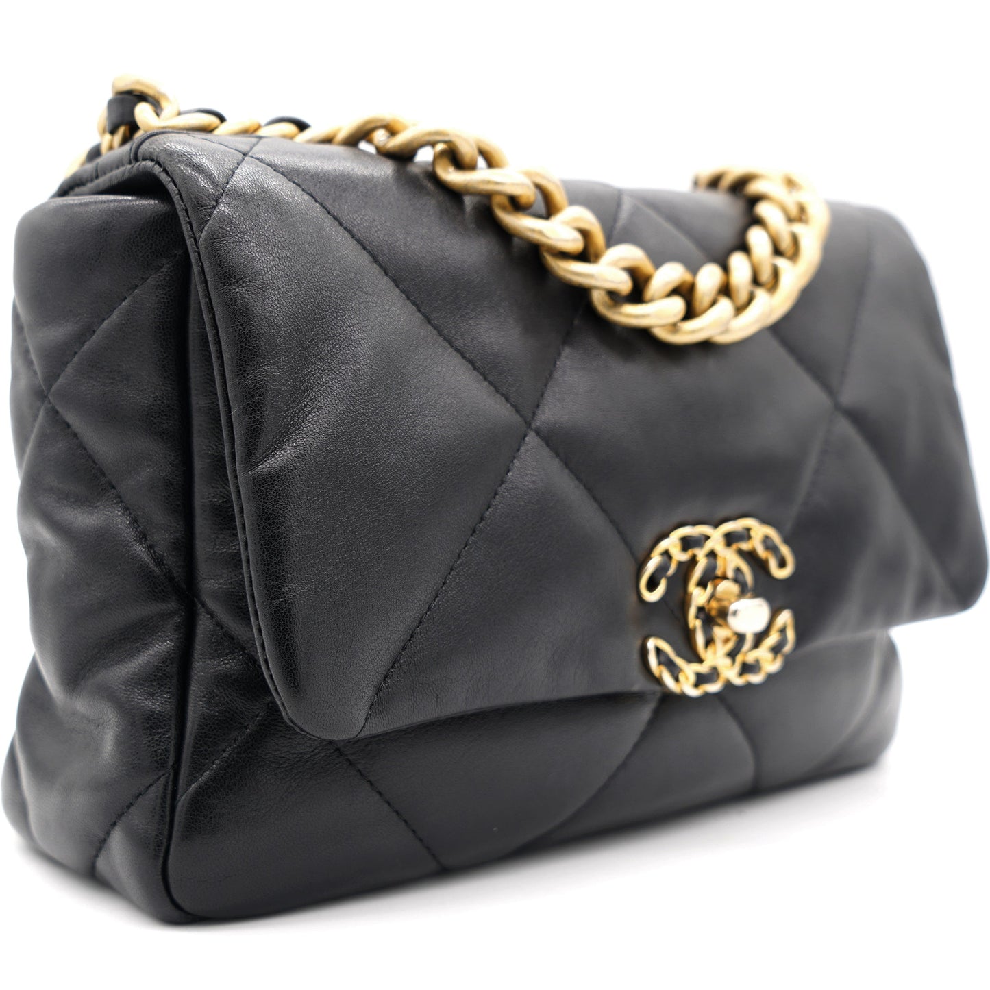 Chanel 19 Small Flap Black Bag