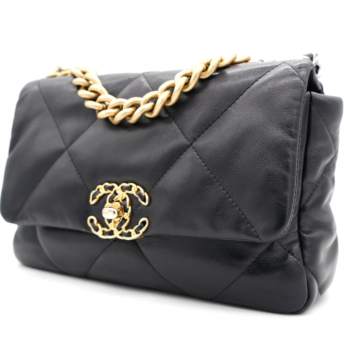 Chanel 19 Small Flap Black Bag