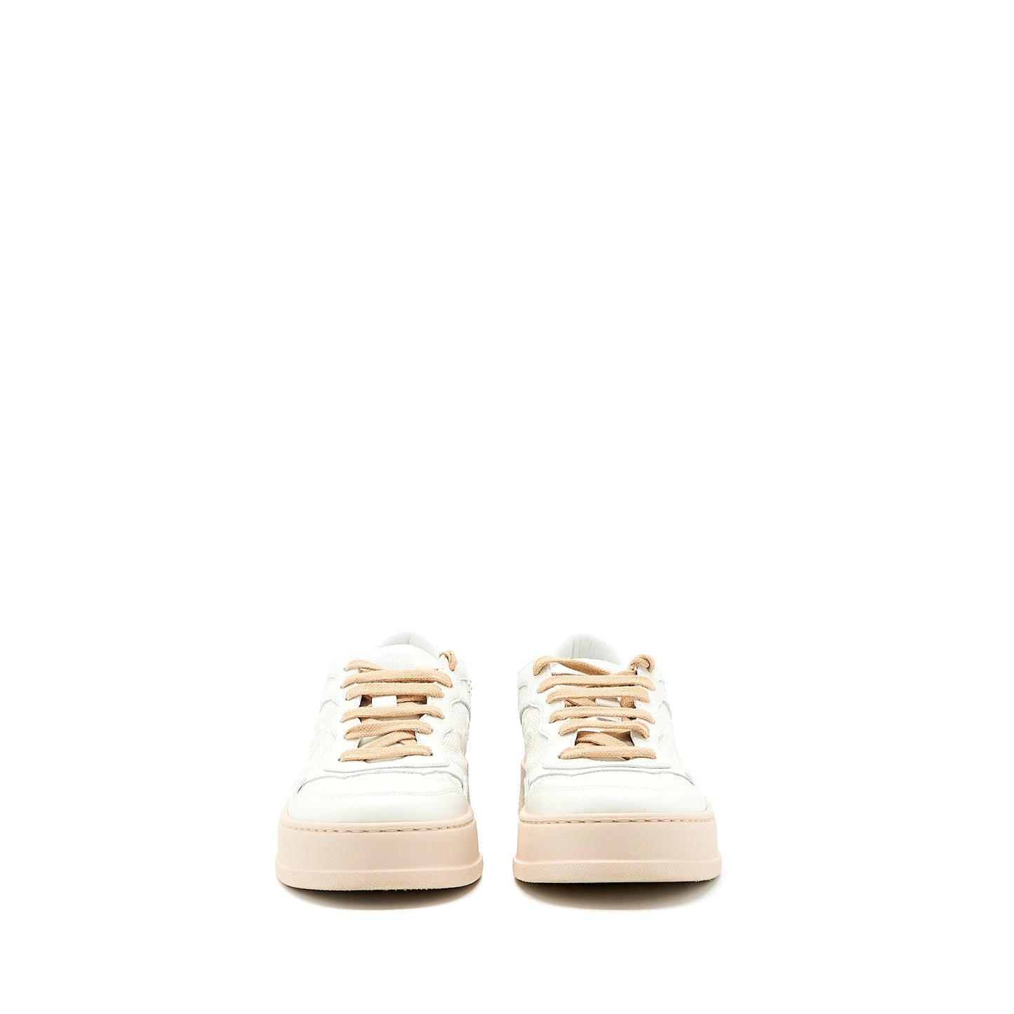 Gucci Size 36 Women?s GG Embossed Sneaker White/Pink