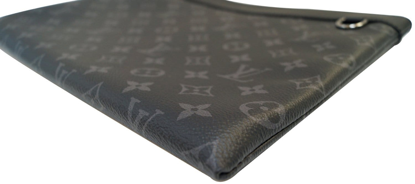 Louis Vuitton Monogram Eclipse Pochette Apollo Cluth Bag