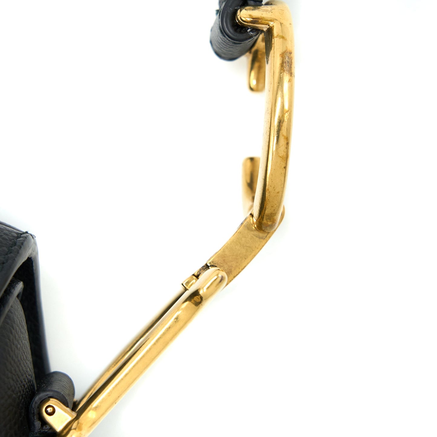 Dior Medium Saddle Purse Calfskin Black