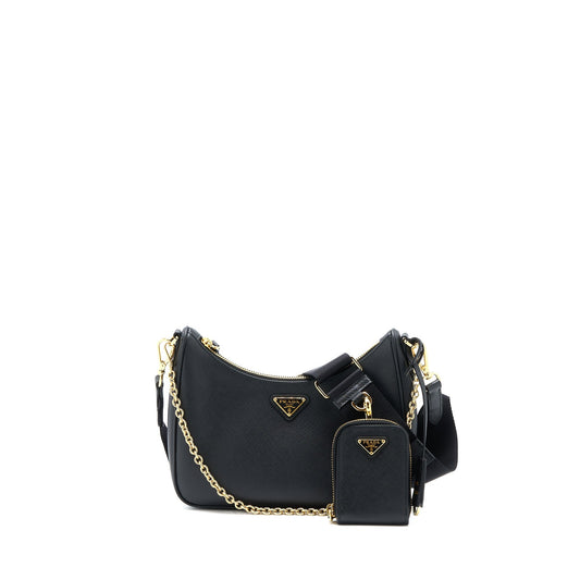 Prada Re-Edition 2005 Saffiano Black