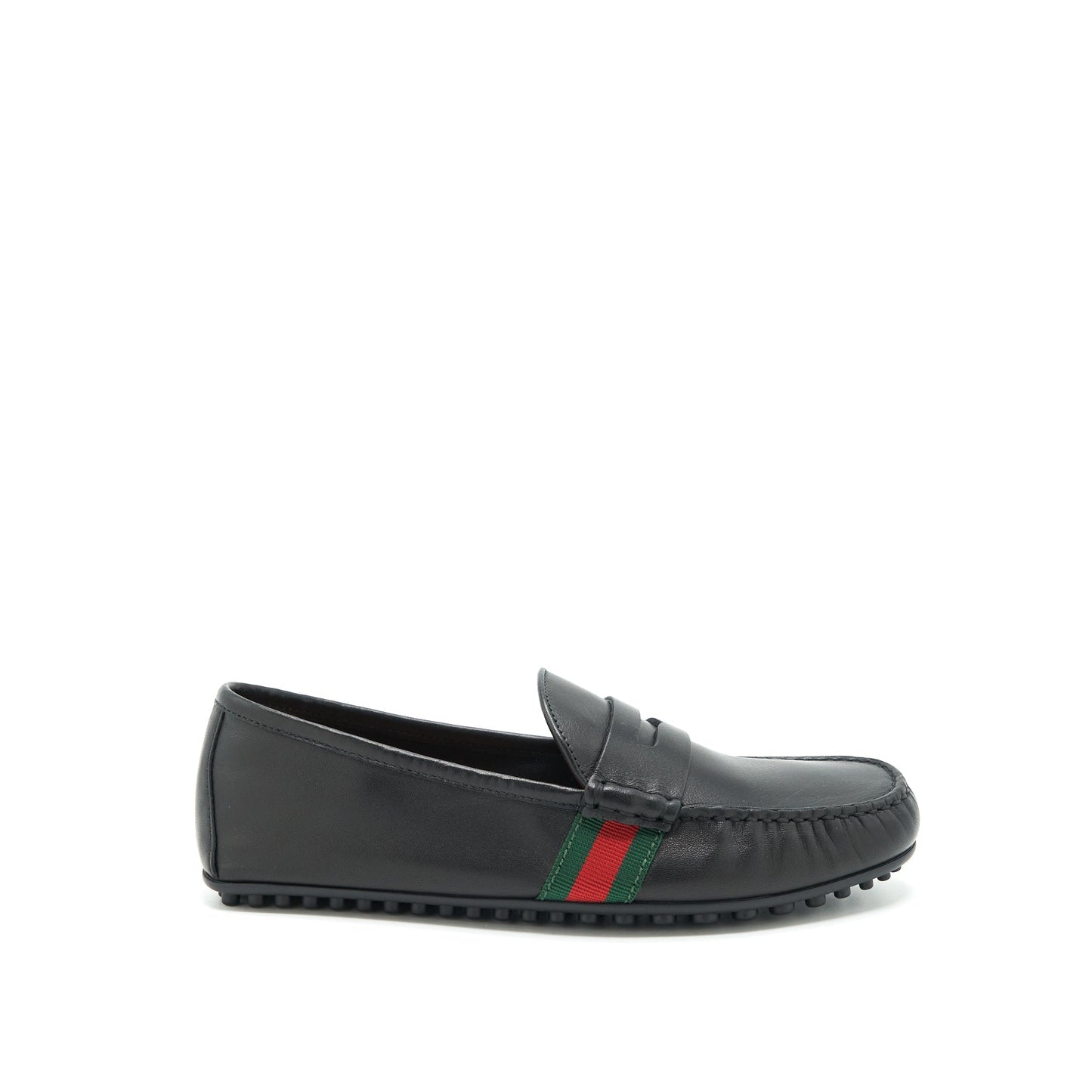 Gucci Size 5 Men?s Leather Loafer Black