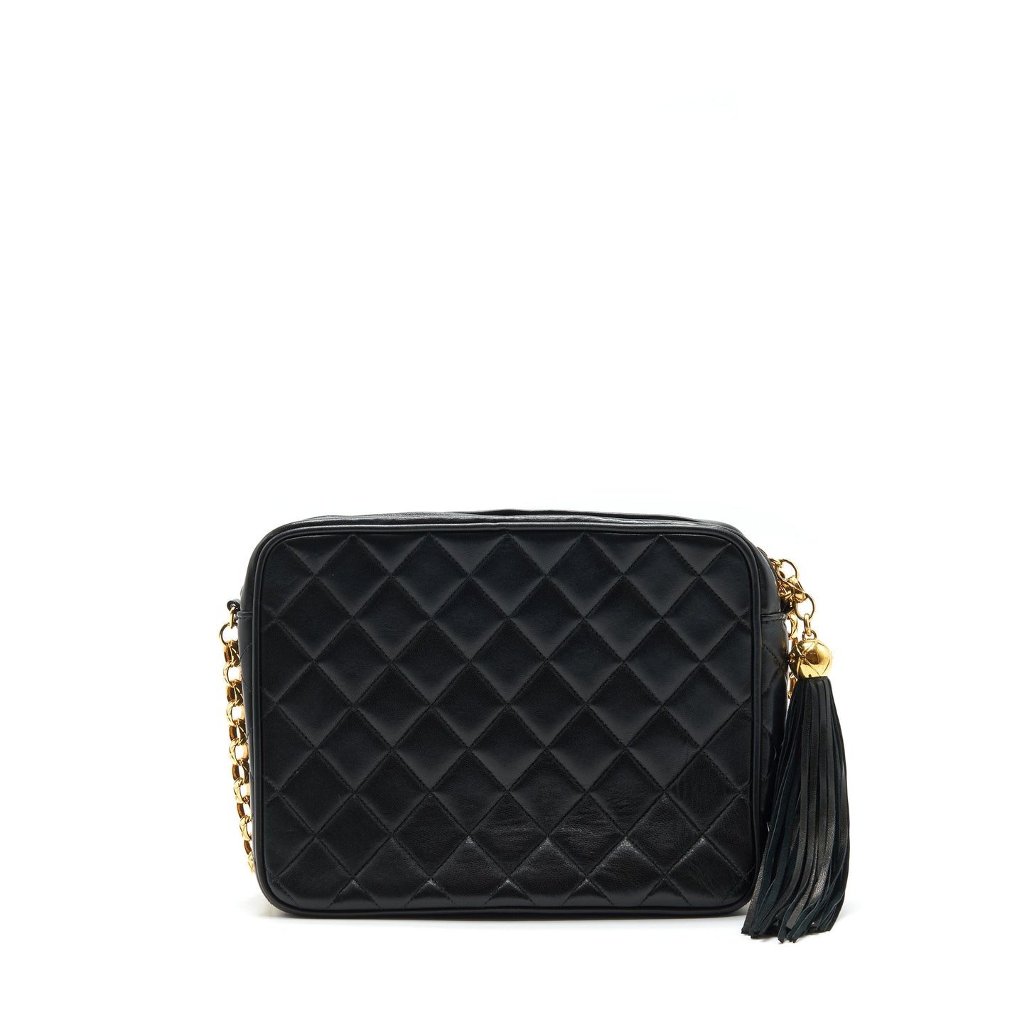 Chanel   Camera Bag Lambskin Black GHW