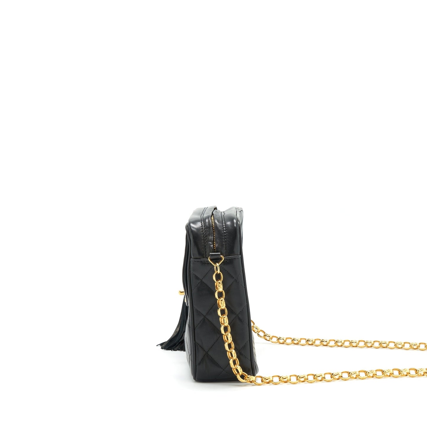 Chanel   Camera Bag Lambskin Black GHW