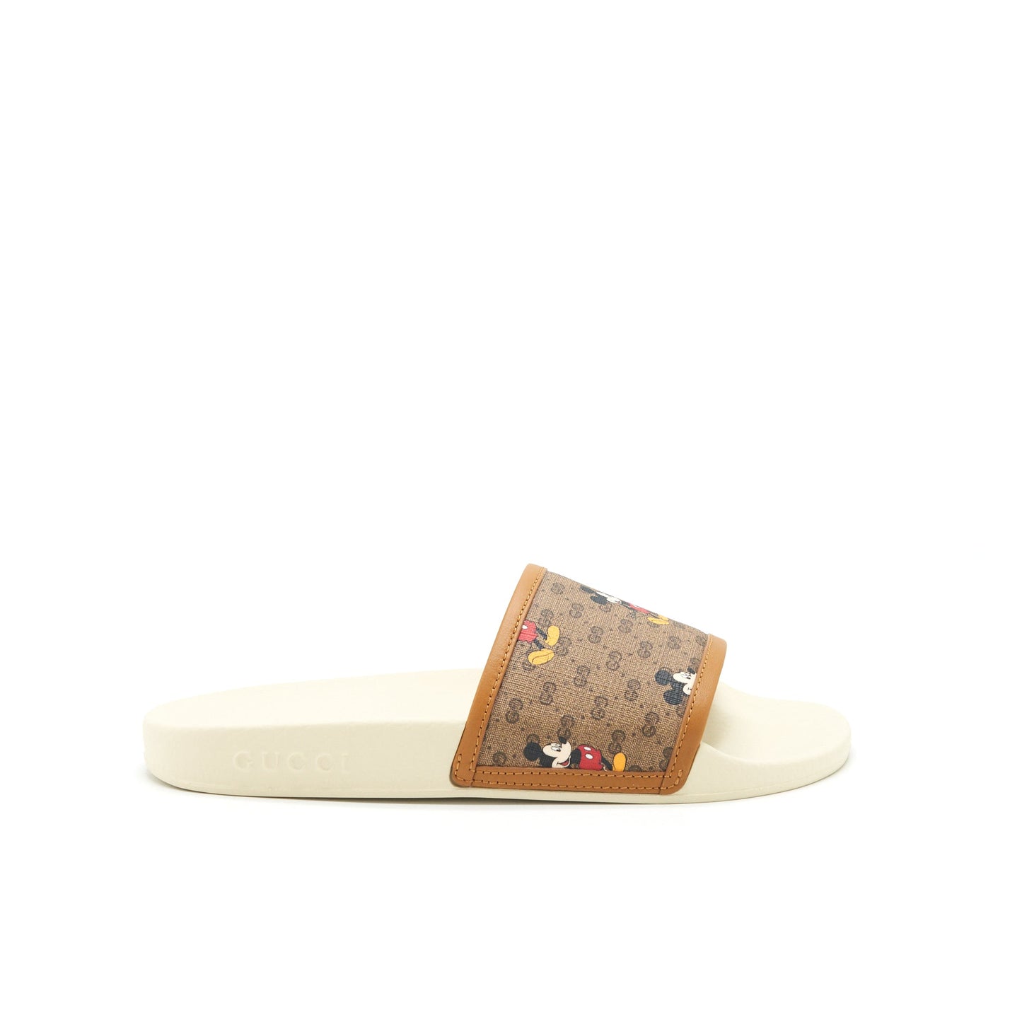Gucci Size38 X Disney Mickey Mo  Canvas Sliders