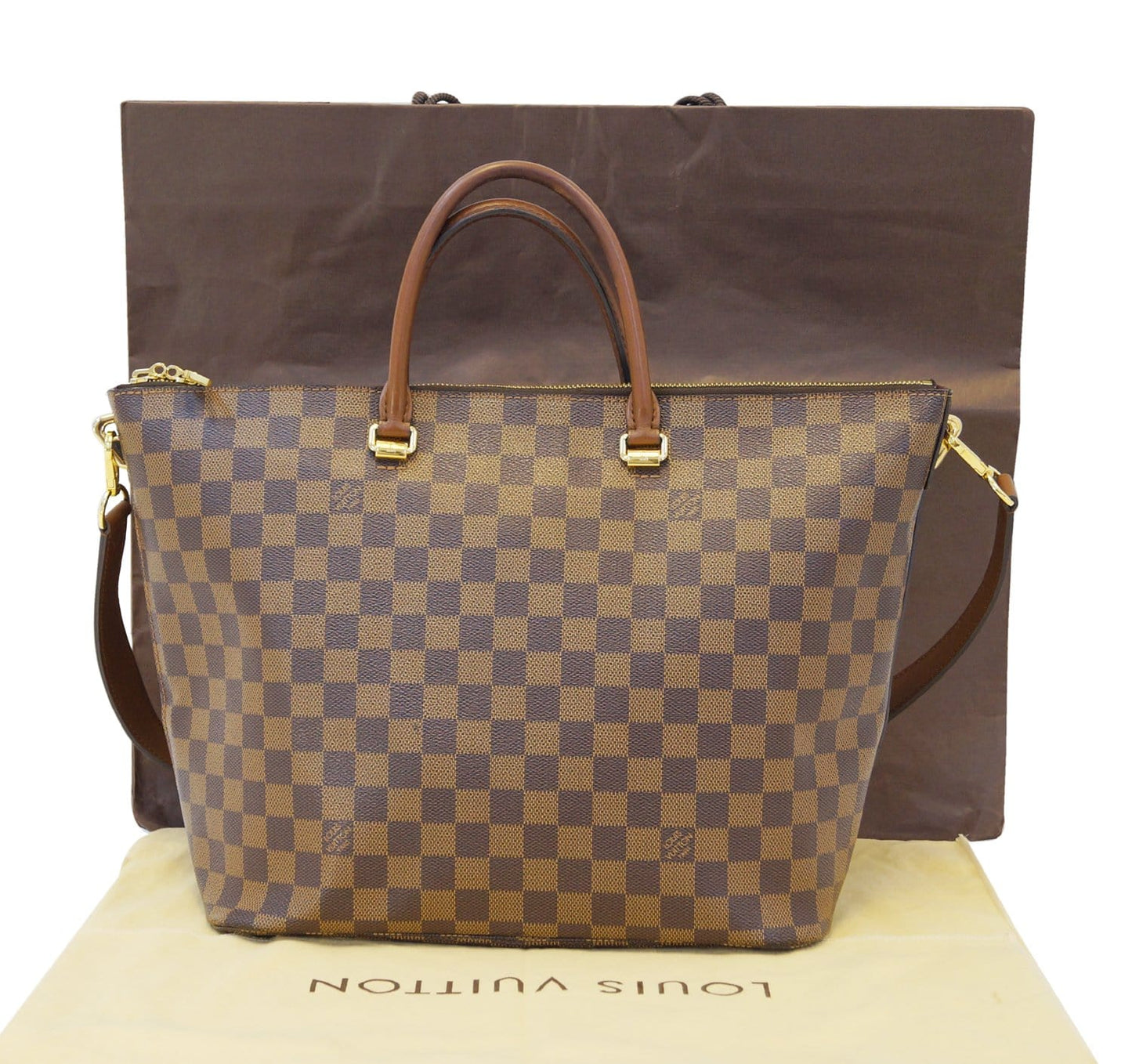 LOUIS VUITTON Belmont Damier Ebene Shoulder Bag