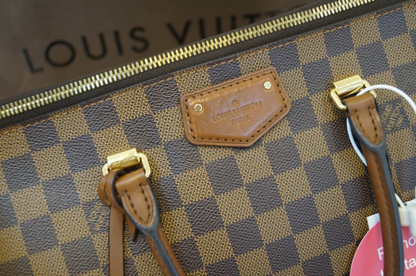 LOUIS VUITTON Belmont Damier Ebene Shoulder Bag