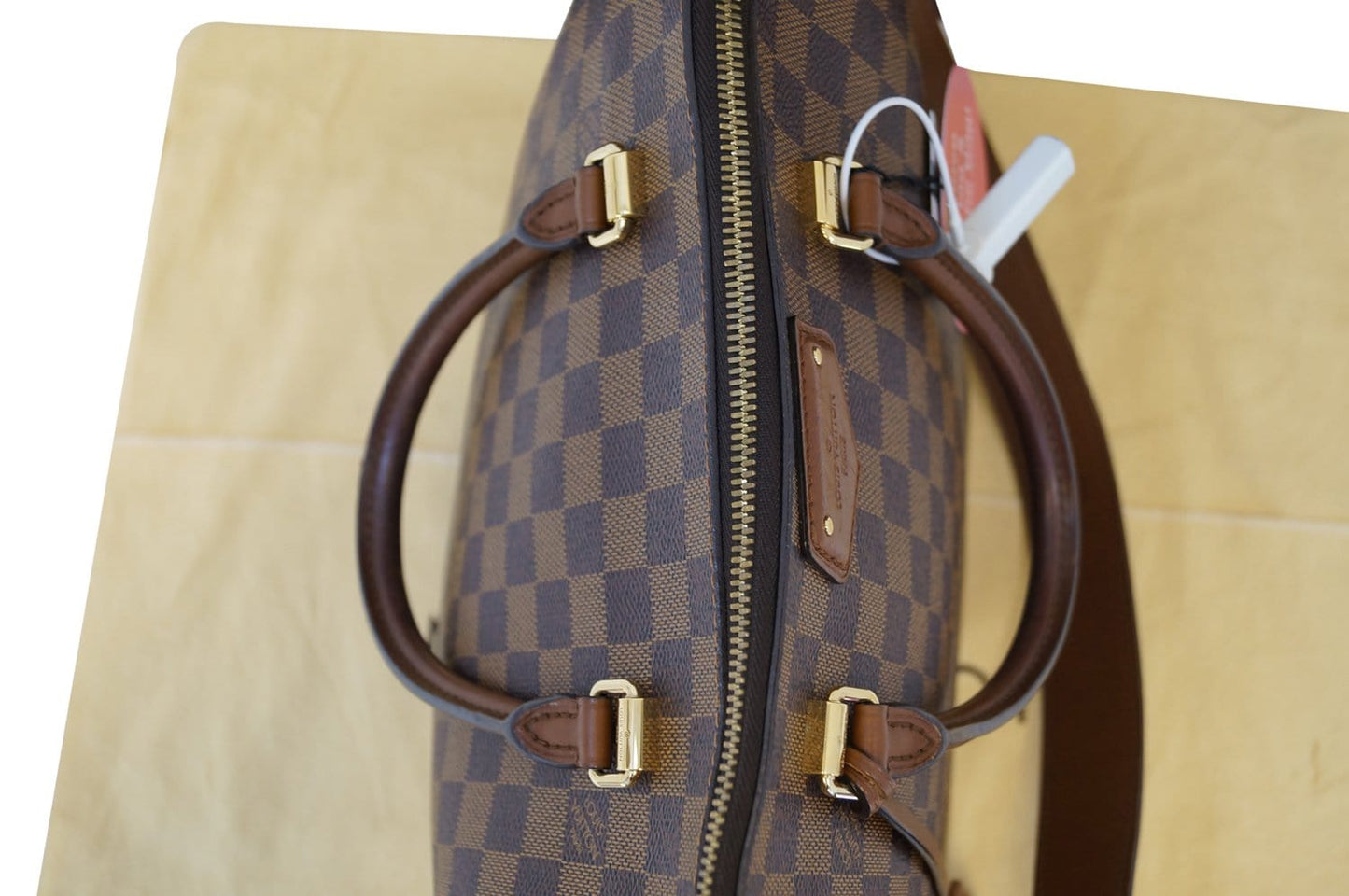 LOUIS VUITTON Belmont Damier Ebene Shoulder Bag