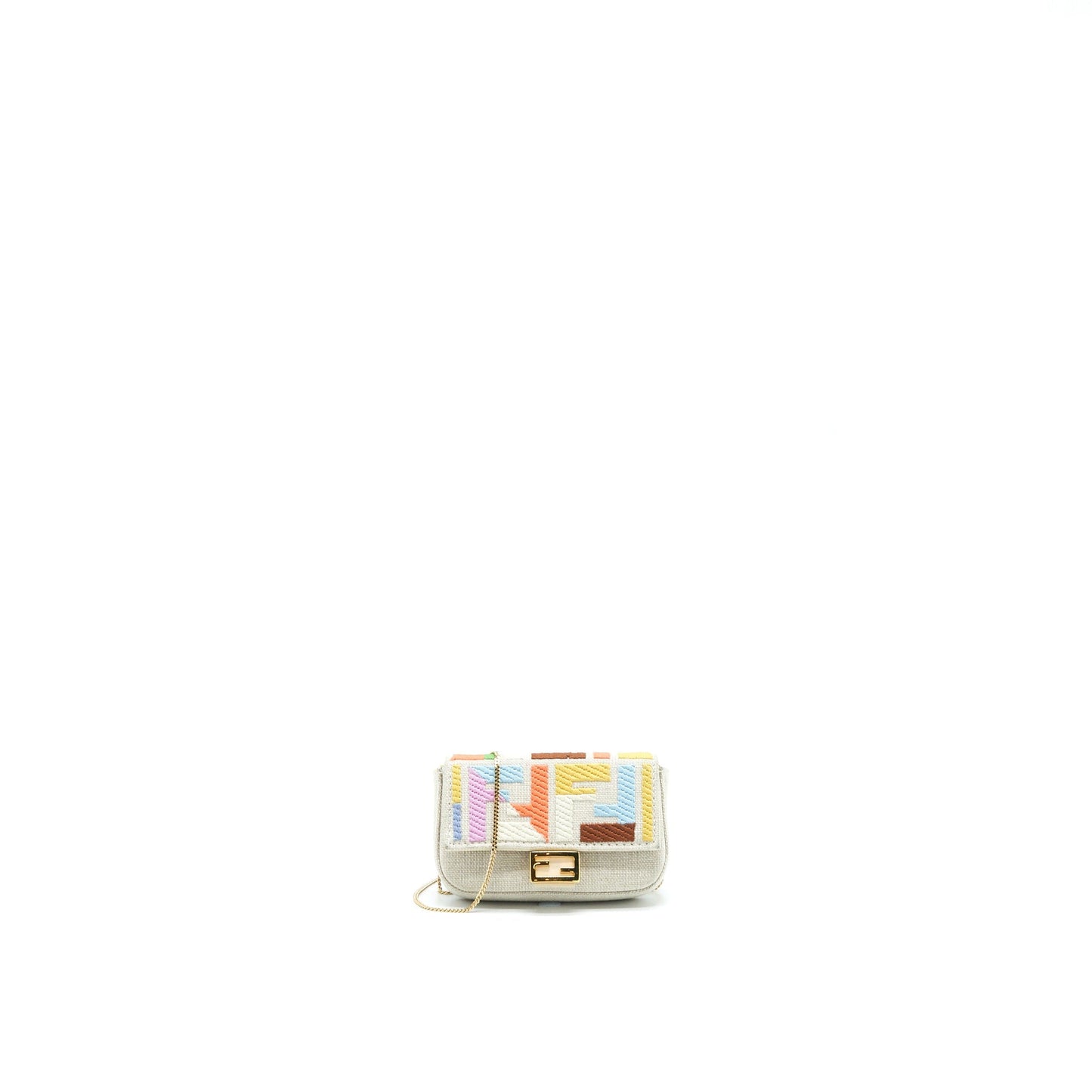 Fendi Nano Baguette Charm / Crossbody Purse