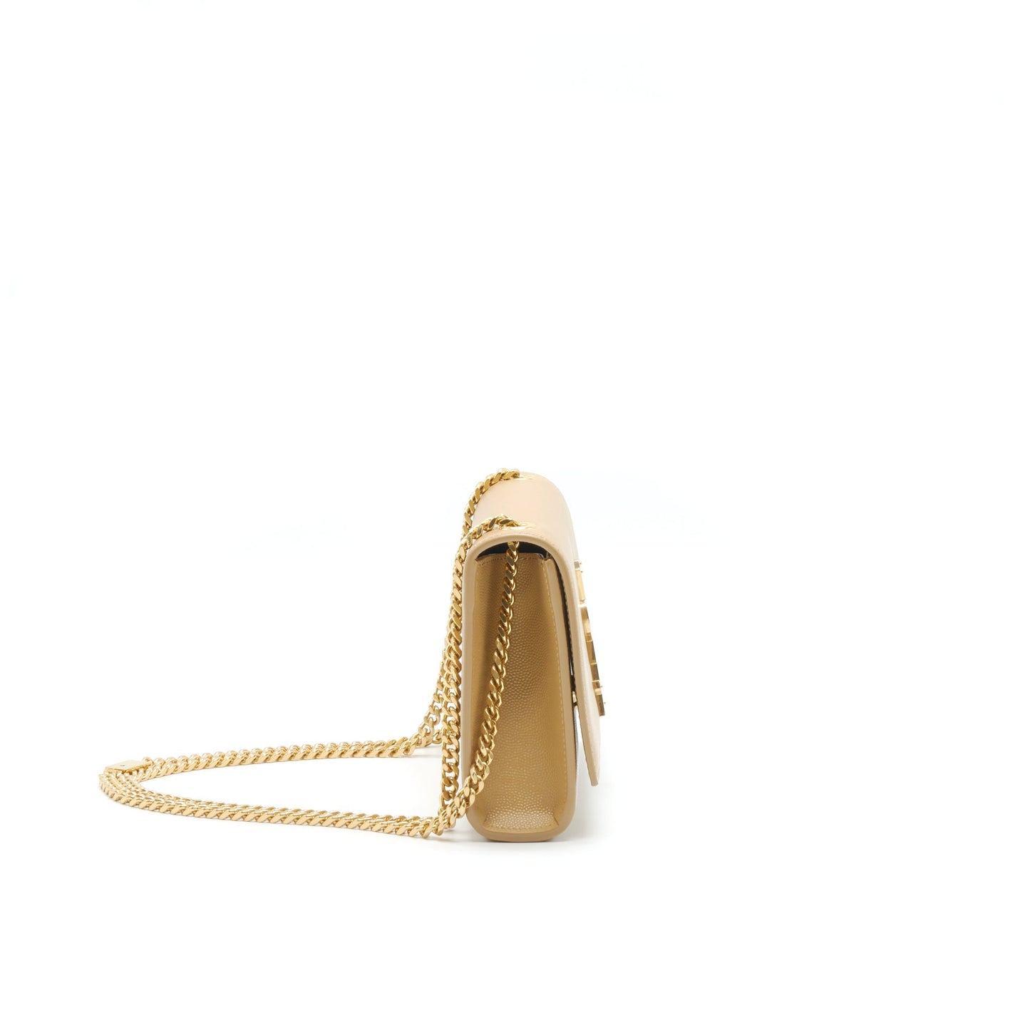 Saint Laurent Small kate Crossbody Purse Beige