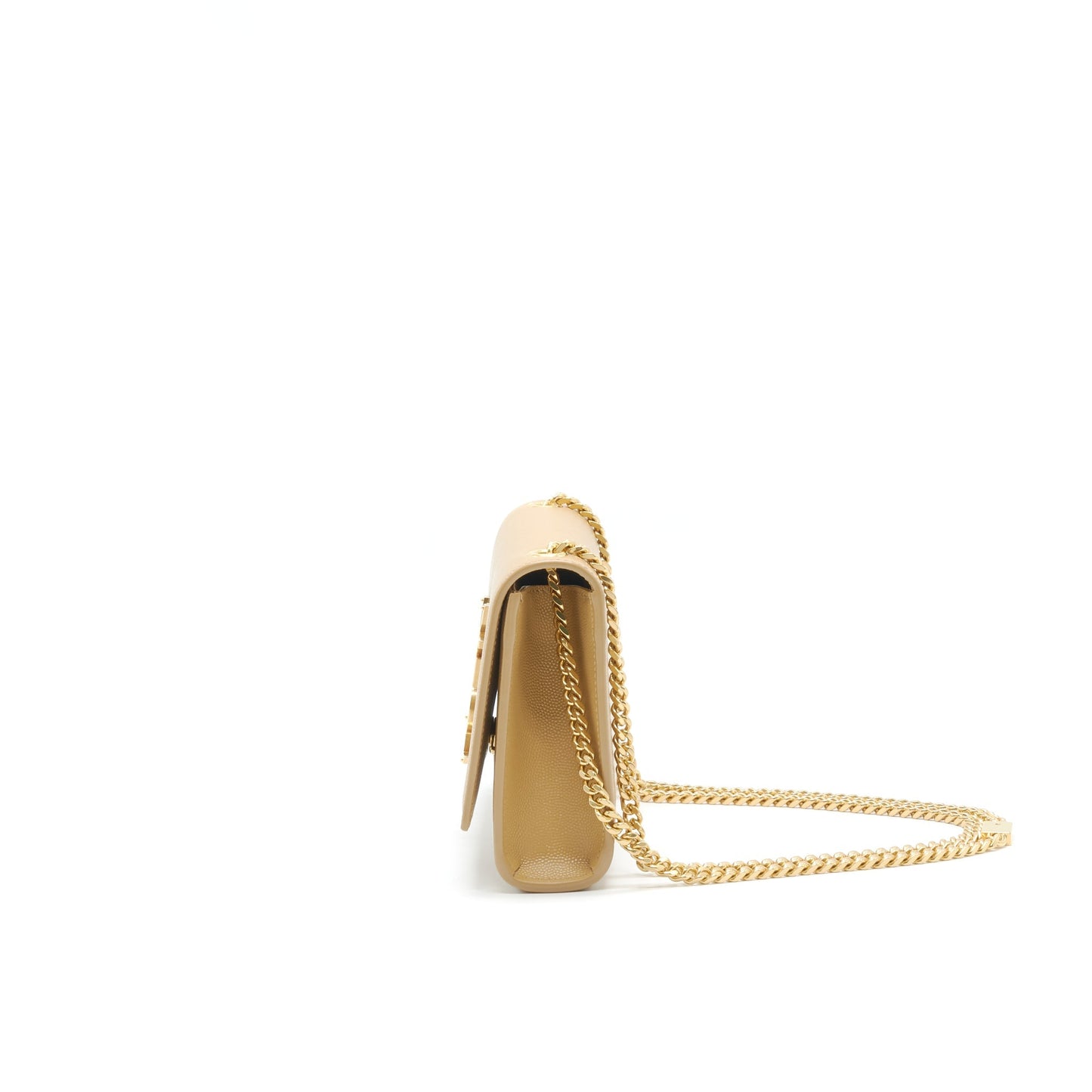 Saint Laurent Small kate Crossbody Purse Beige