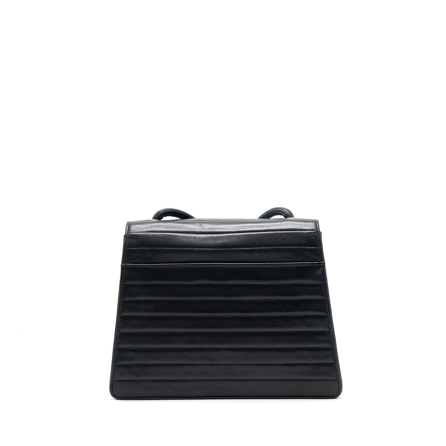 Chanel   Kelly Flap Bag With Long Strap Black 24k GHW