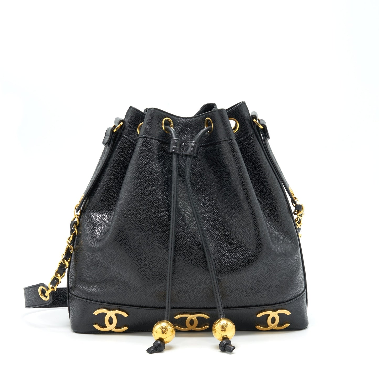 Chanel   Bucket Bag Caviar Black GHW