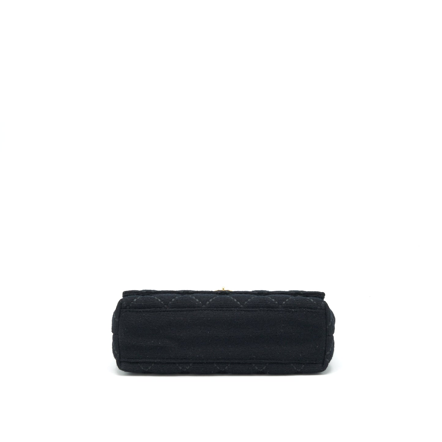 Chanel   Shoulder Bag fabric Black GHW With An Extra Bag Charm