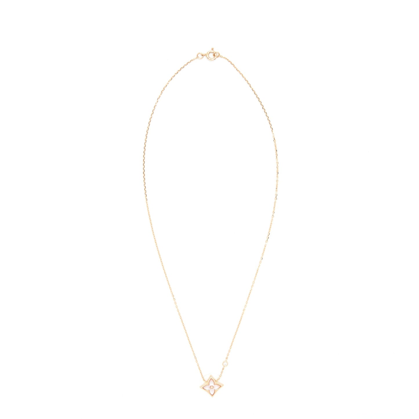 Louis Vuitton Colour Blossom BB Star Pendant, Pink Gold / Pink Mother Of Pearl And Diamond