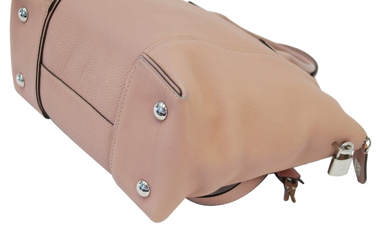 LOUIS VUITTON Magnolia Veau Cachemire  Leather Soft Lockit PM Bag