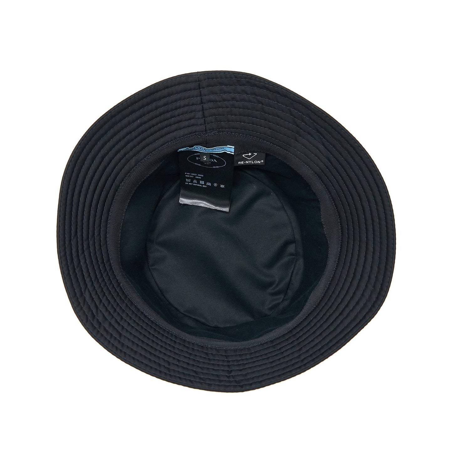 Prada Size S Bucket Hat Re-Nylon Black