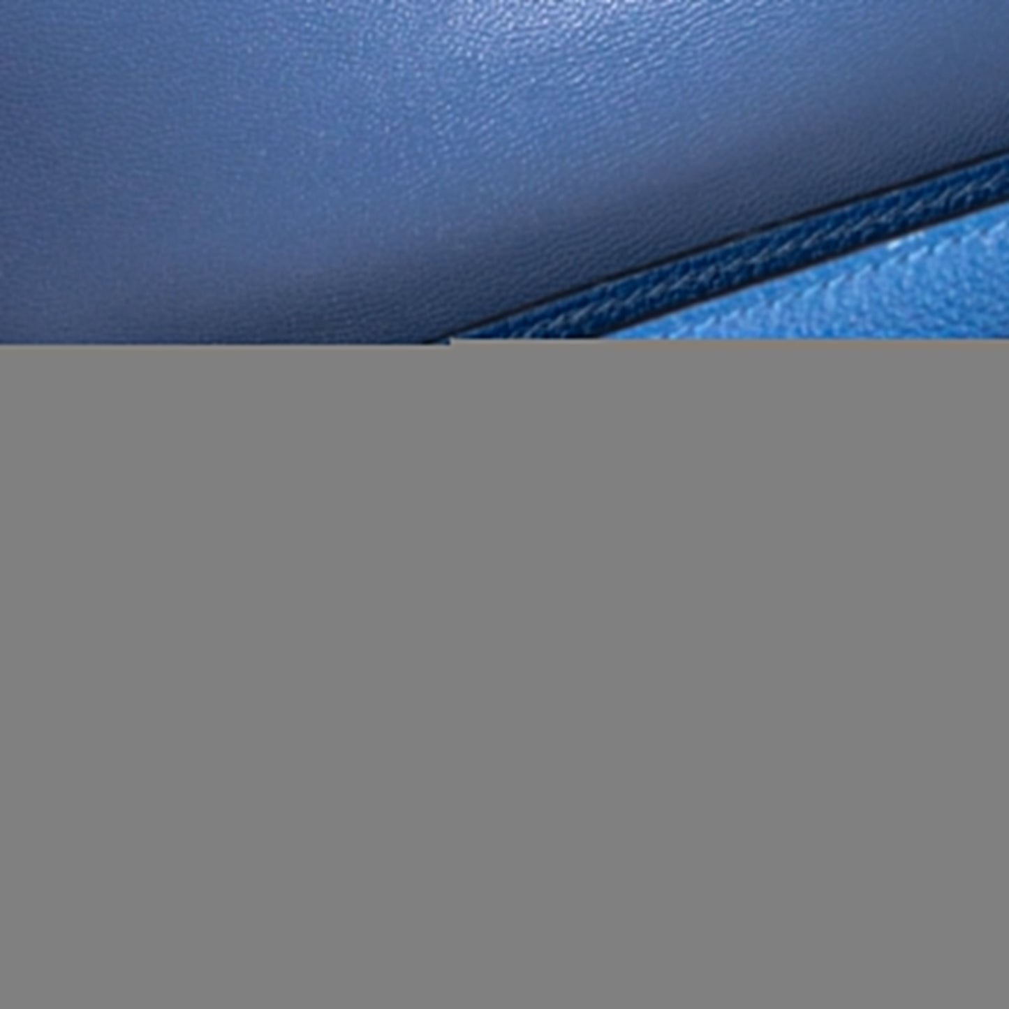 Hermes 2002 Veau Evercolor Bleau - IU Stamp