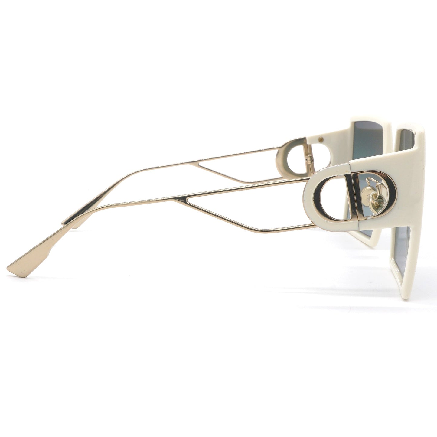 Dior Square Montaigne Sunglasses White