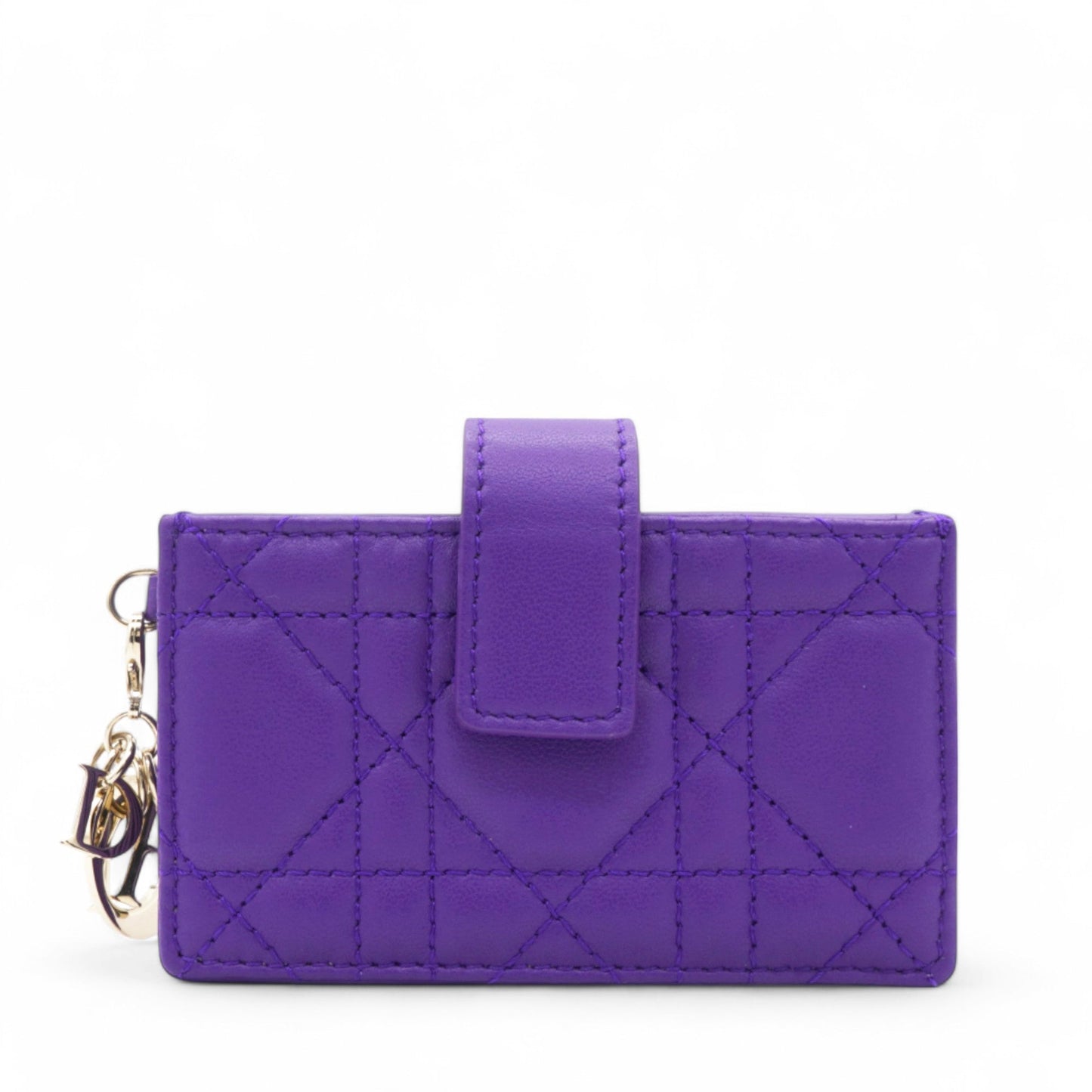 Dior Lambskin Lady Dior 5-Gusset Card Holder