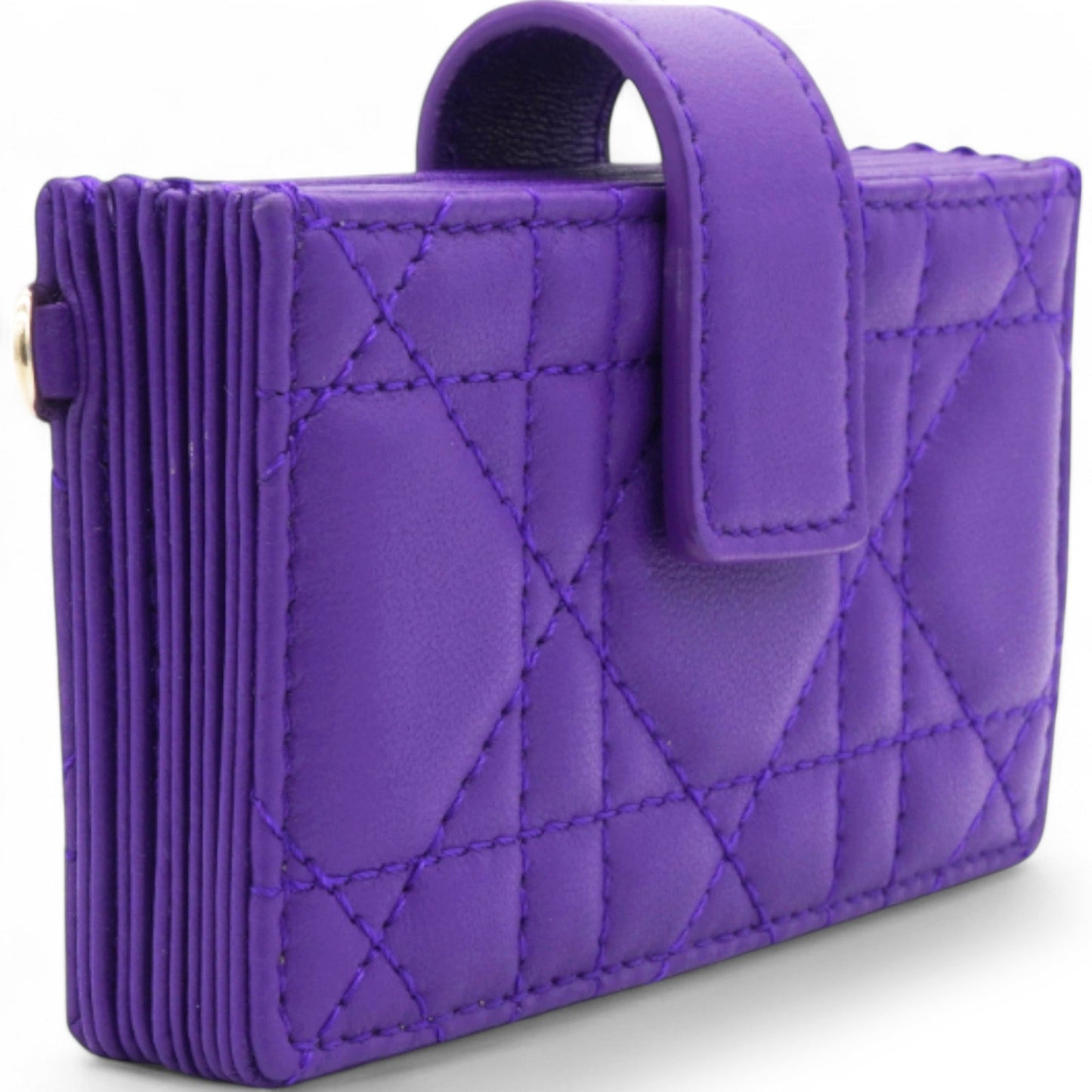 Dior Lambskin Lady Dior 5-Gusset Card Holder