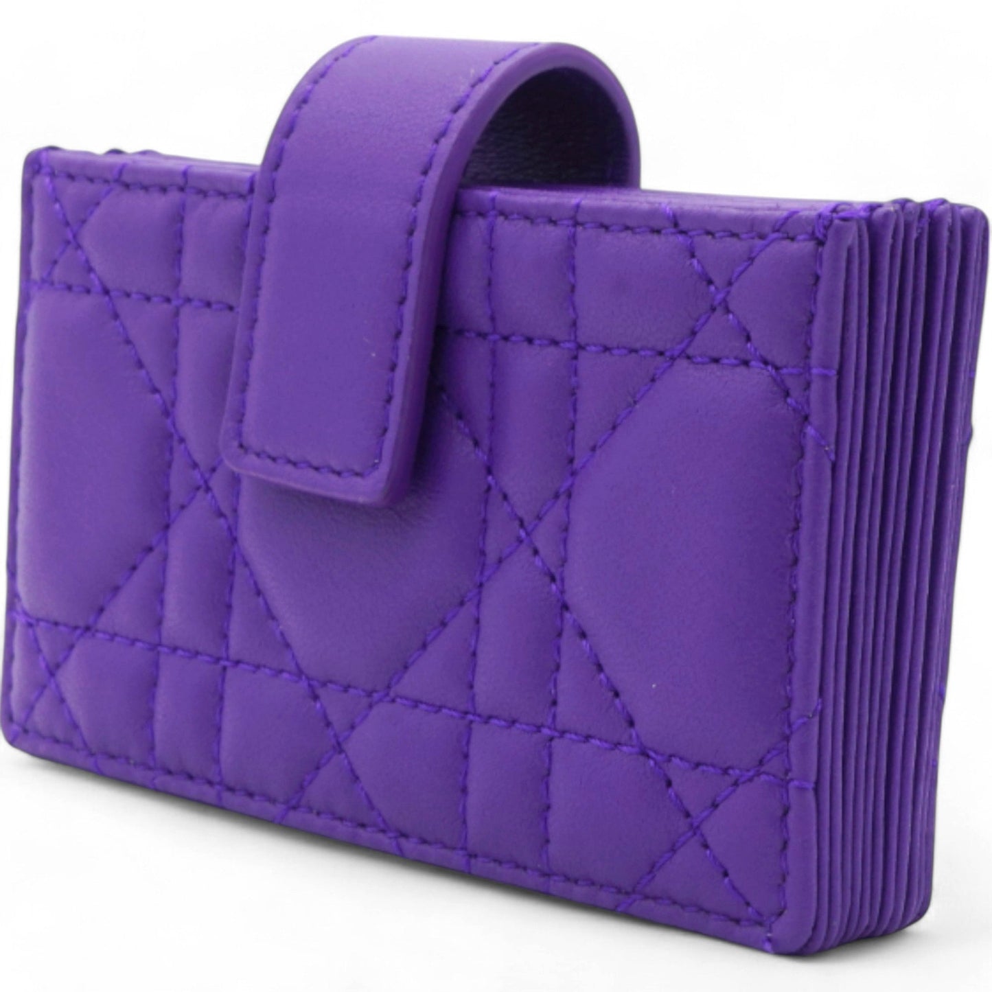 Dior Lambskin Lady Dior 5-Gusset Card Holder