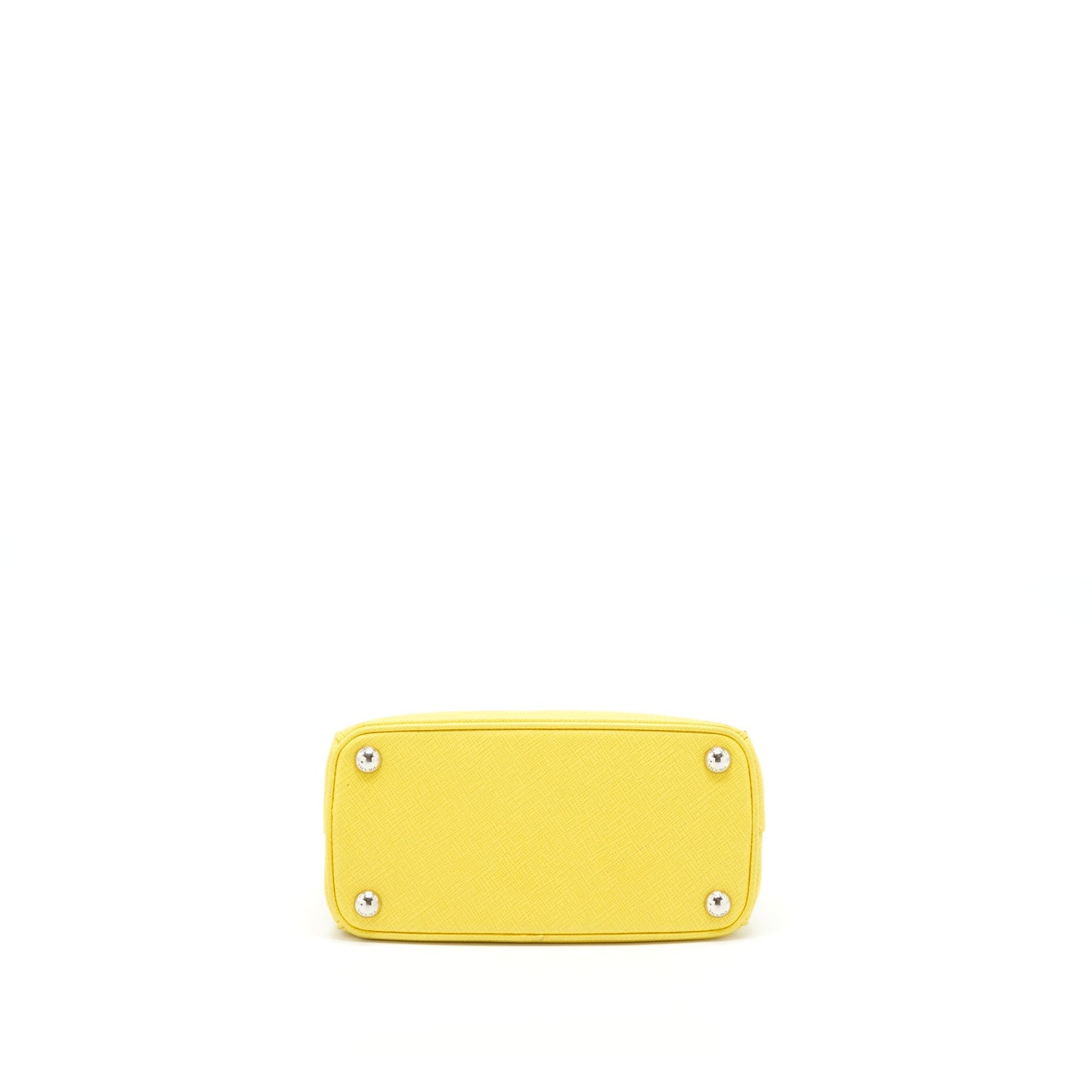 Prada Galleria Mini Tote Saffiano Lux Yellow