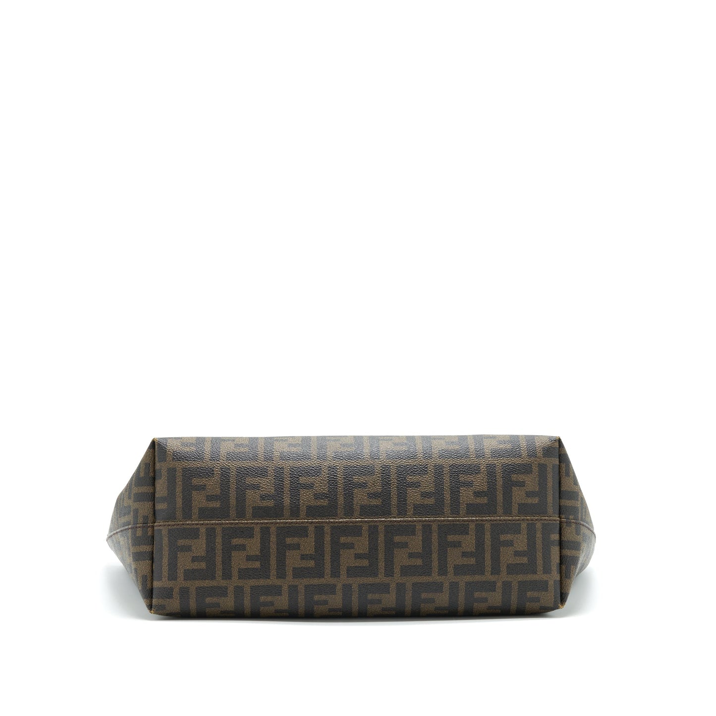 Fendi Monogram Leather Shopper Tote Purse