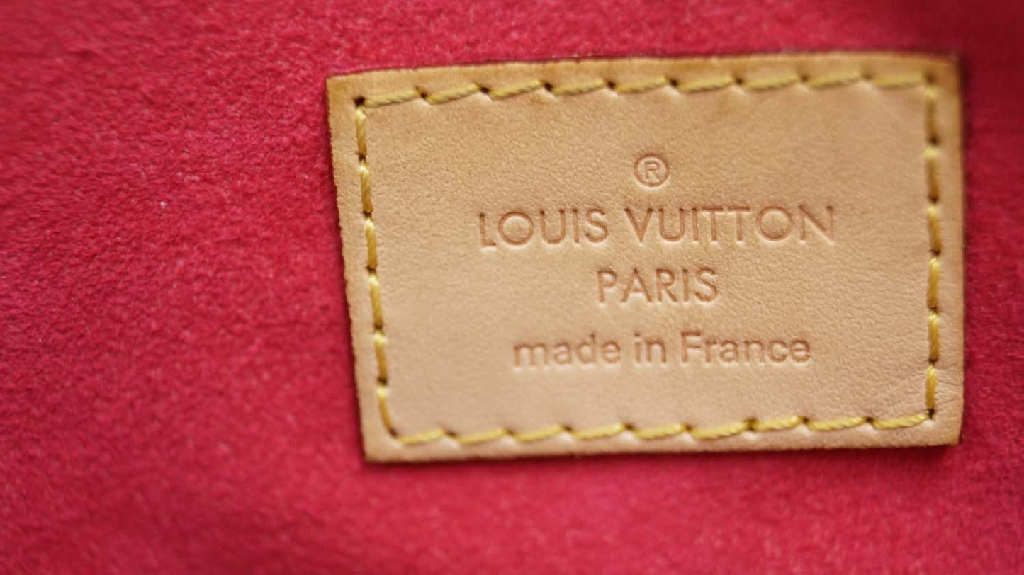 LOUIS VUITTON Cerise Monogram Canvas Pallas 2Way Shoulder Bag