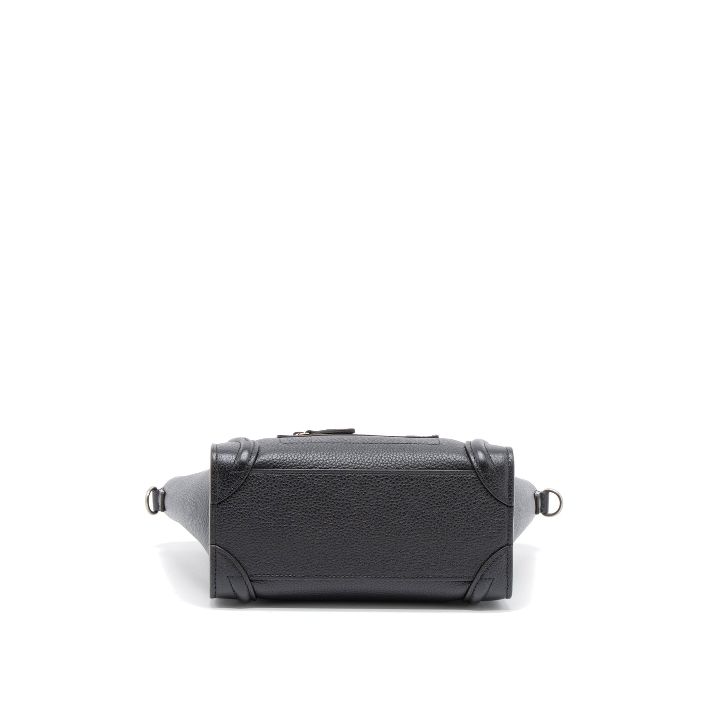 Celine Nano Luggage Purse Calfskin Black