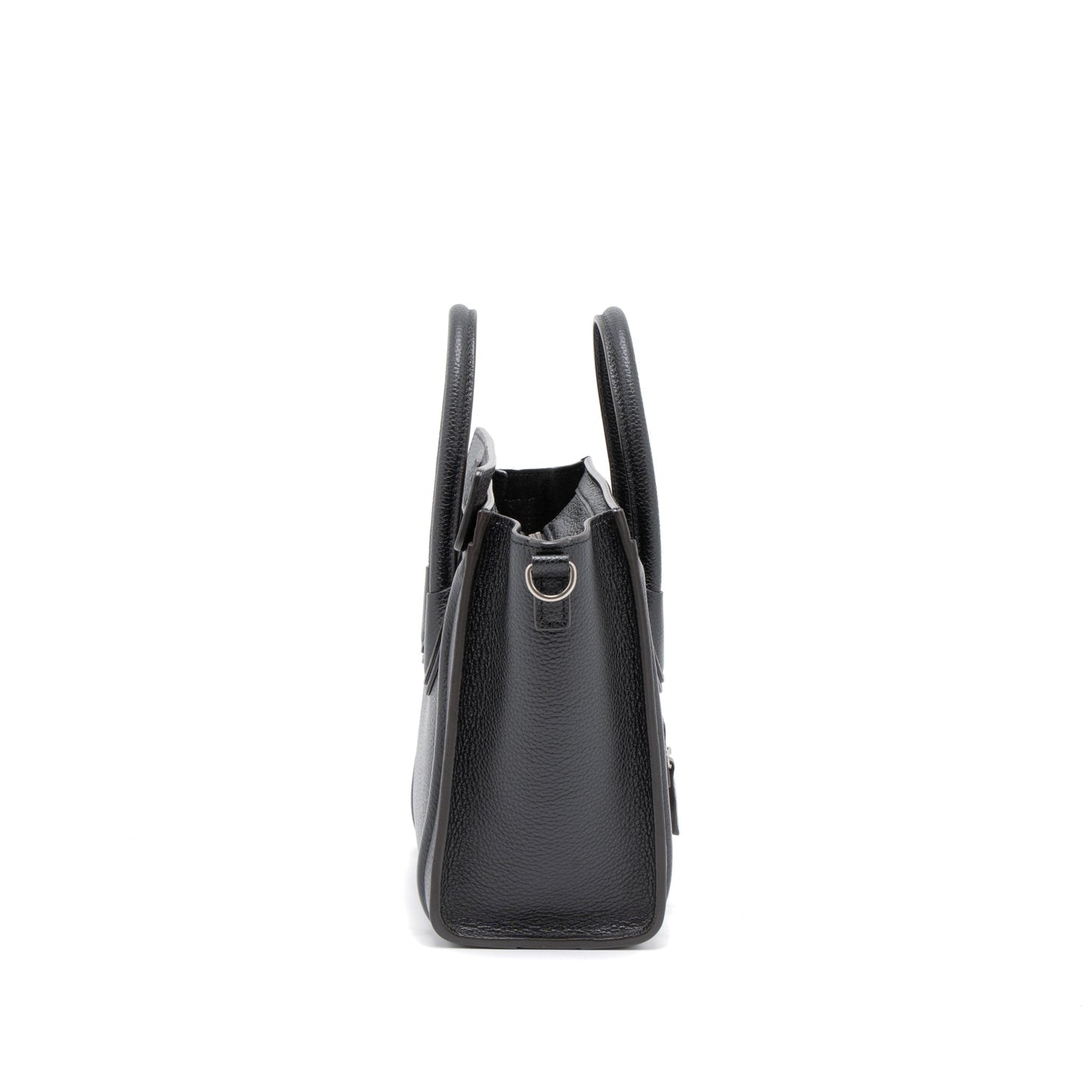 Celine Nano Luggage Purse Calfskin Black