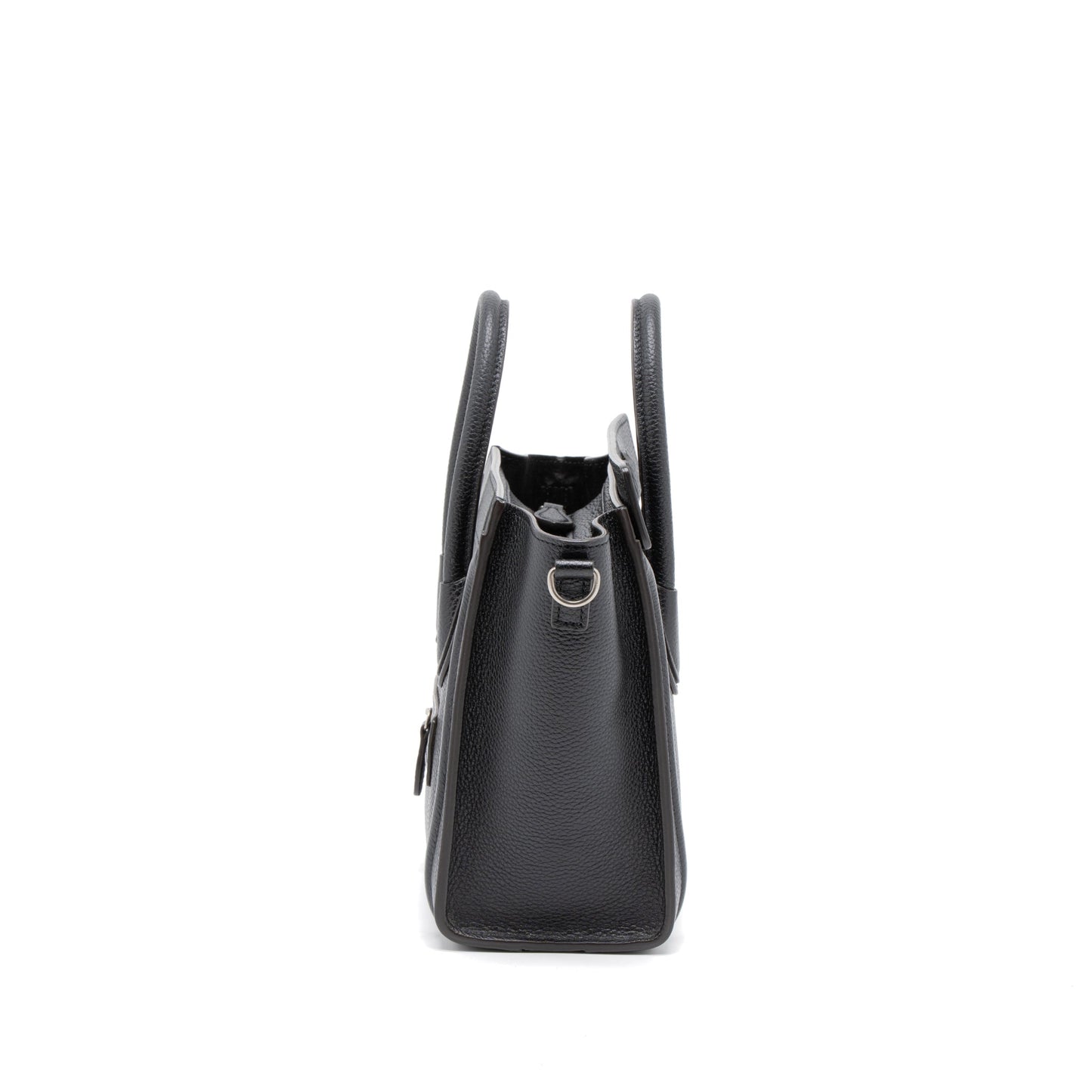 Celine Nano Luggage Purse Calfskin Black