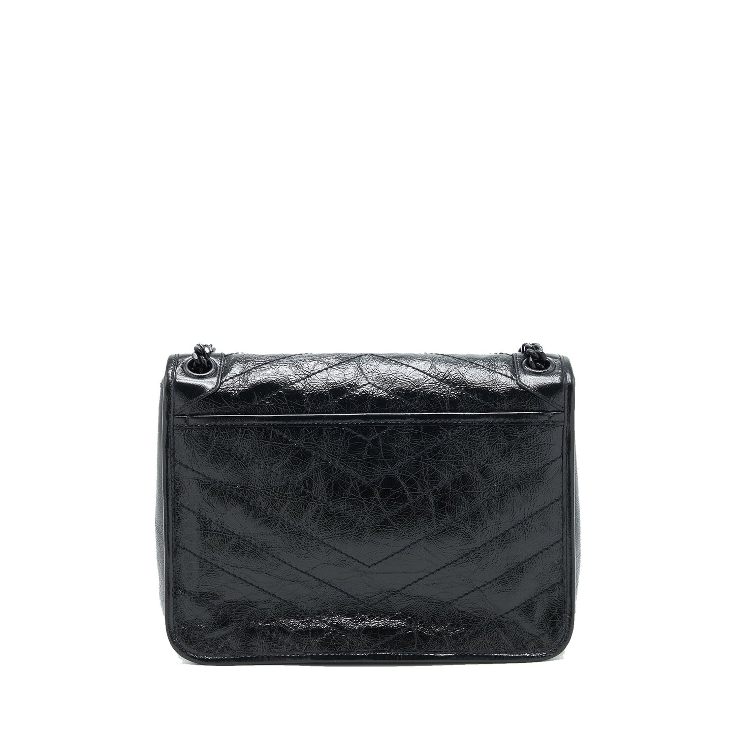 Saint Laurent Medium Niki Purse crinkled   so black