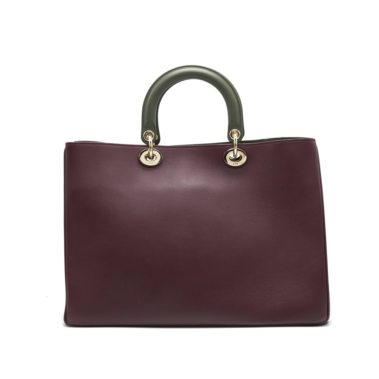 CHRISTIAN LARGE DIORISSIMO LEATHER HANDBAG MULTICOLOUR