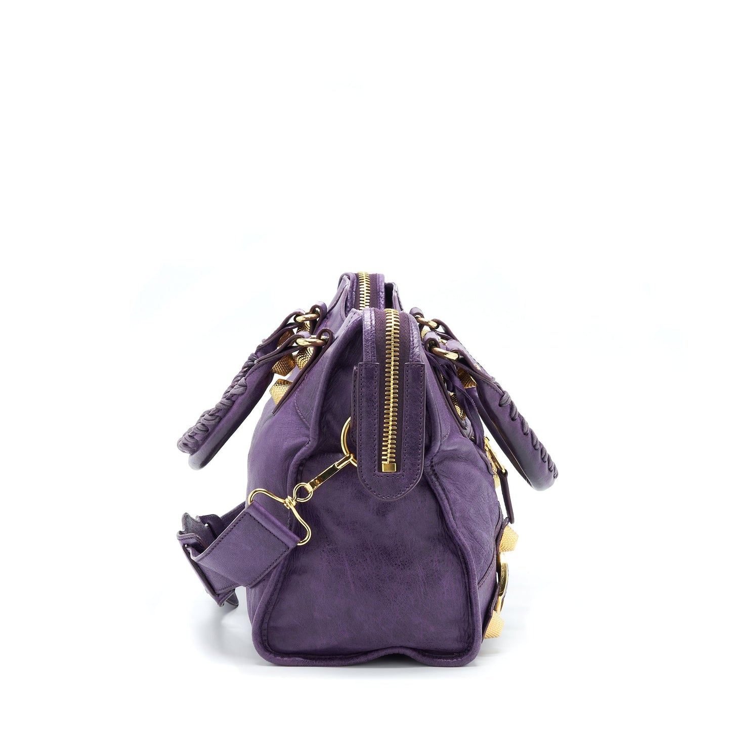 Balenciaga Giant City Purse Purple